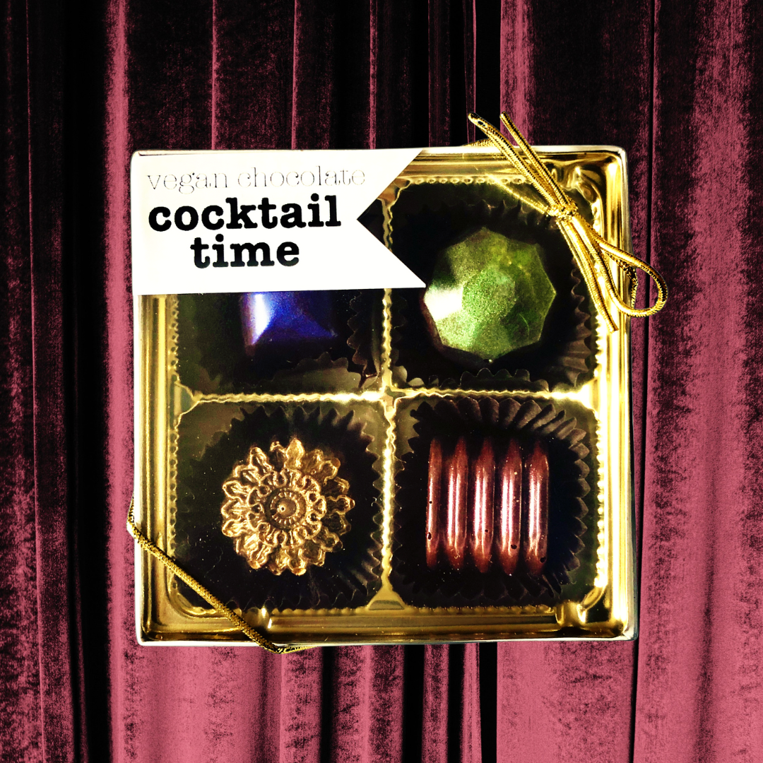Xocolate Bar - Cocktail Time, Boozy vegan dark chocolate truffles