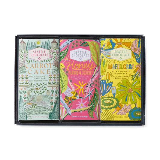Seattle Chocolate - Spring Truffle Bar Trio