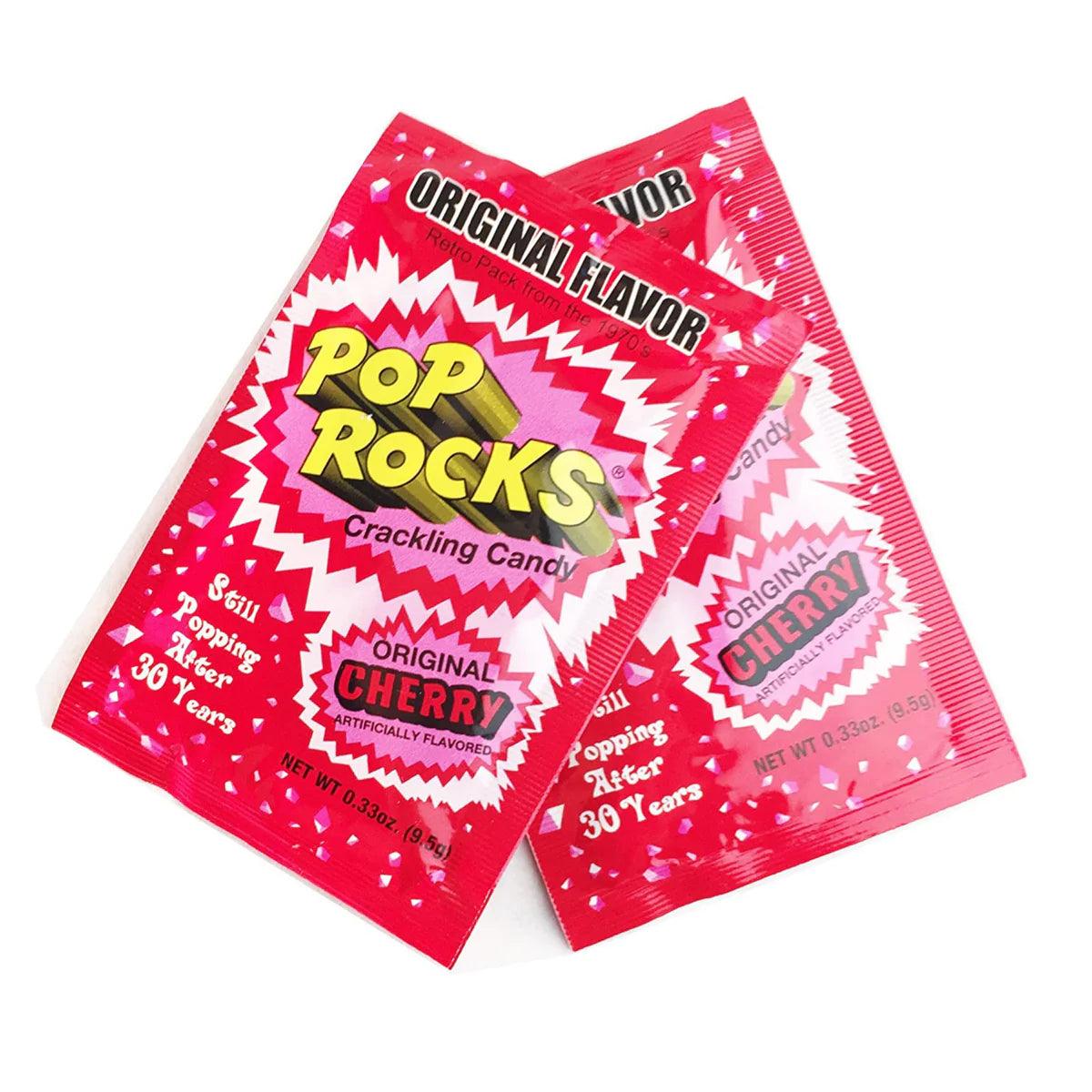 Cherry Pop Rocks - Fizzy, Fruity Fun in Every Packet!
