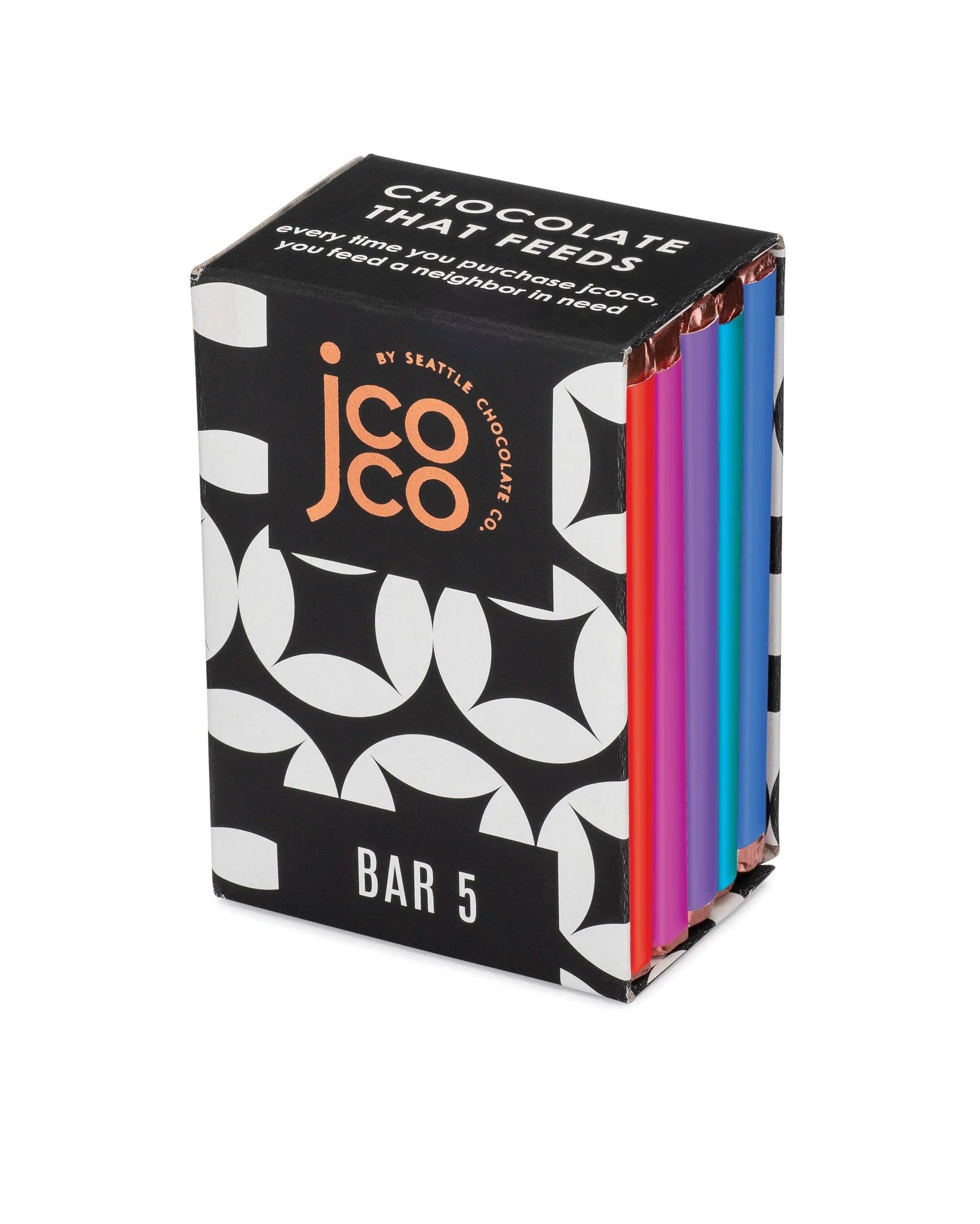 Jcoco 5-Bar Gift Box - Dark - Candycopia